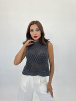 43021 STRICKNETZPULLOVER-SCHWARZ