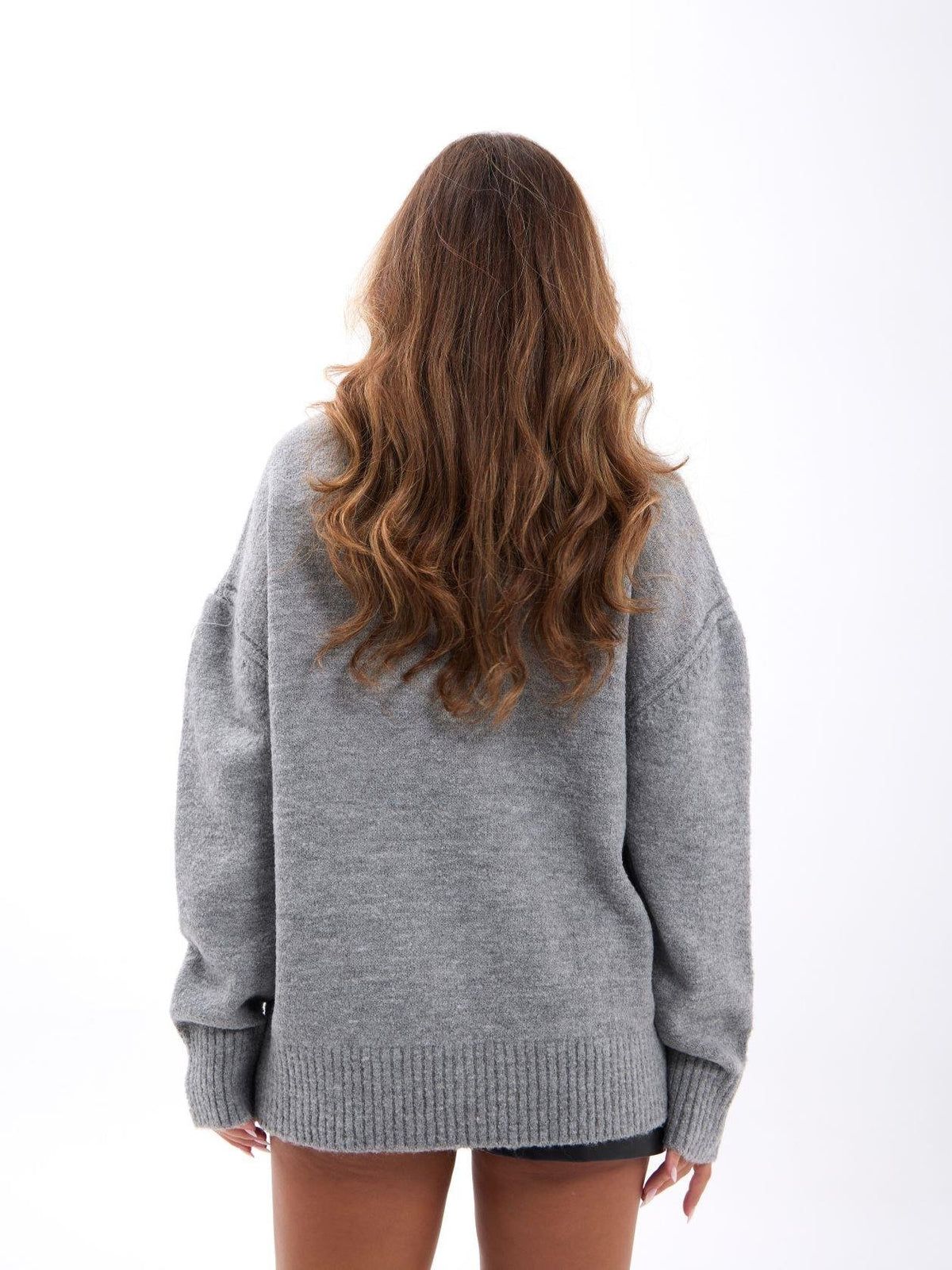 43151 STRICKWAREN FISHBEARER SALASH PULLOVER-GRAU