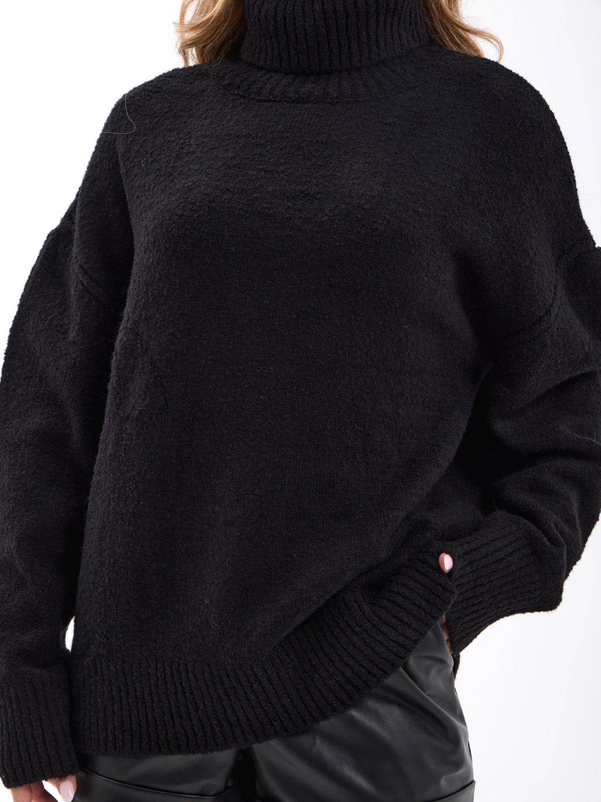 43151 STRICKWAREN FISCHEREI SALASH PULLOVER-SCHWARZ