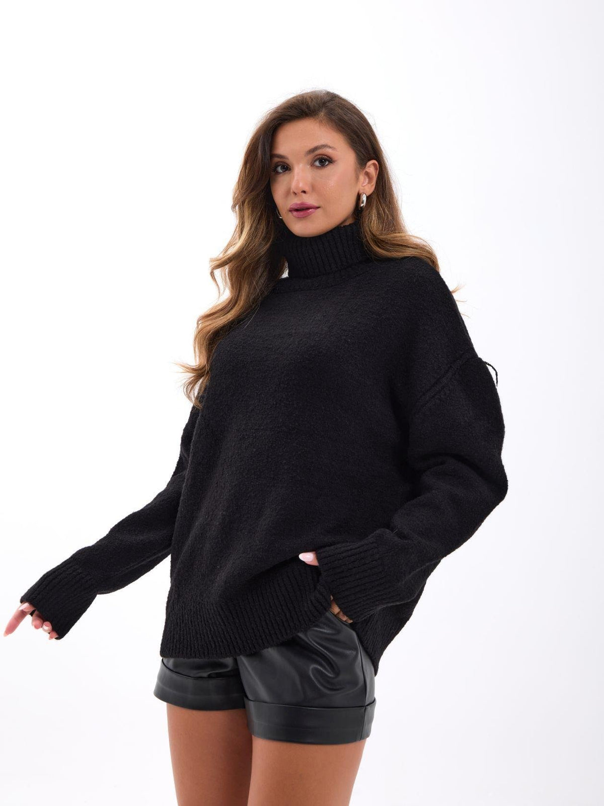 43151 STRICKWAREN FISCHEREI SALASH PULLOVER-SCHWARZ
