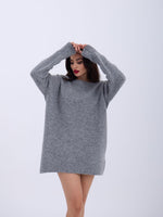43221 STRICKWAREN RÜCKSEITE V SALASH PULLOVER-GRAU