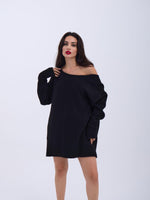 43221 STRICKWAREN RÜCKSEITE V SALASH PULLOVER-SCHWARZ