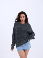 43271 STRICKWAREN SALASH HAARSTRICKPULLOVER-SCHWARZ