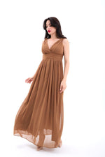 4662 KLEID-KAFFEE