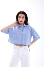 4873 HEMD-BLAU WEISS GESTREIFT