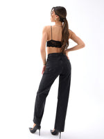 5171 DENIM BUTTONED WIDE KEG-SMOKED