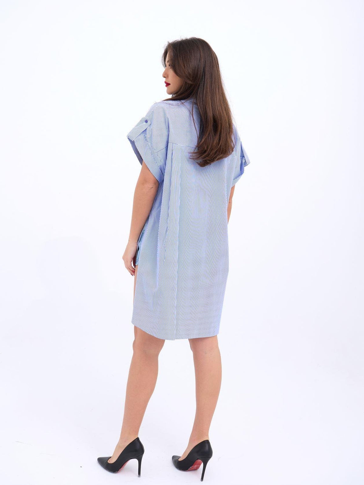 5488 HEMD-BLAU WEISS GESTREIFT