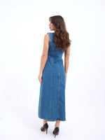 6460 Jeanskleid-Blau