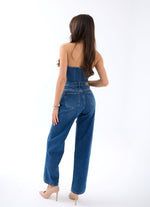 6491 DENIM WIDE LEG-BLAU