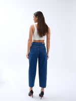 6520 DENIM BALLOON FIT-DUNKELBLAU