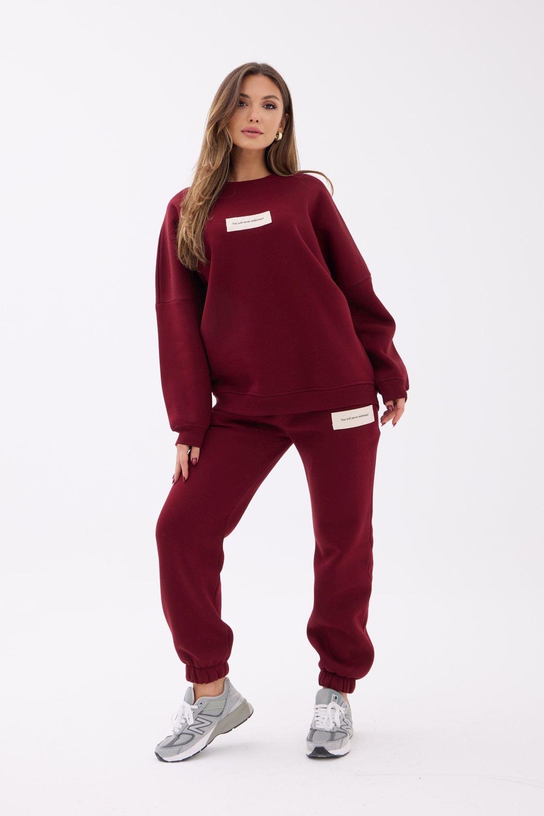 6710 EŞOFMAN TAKIM-BORDO