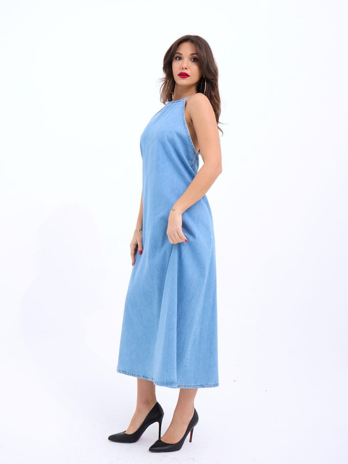 6771 Jeanskleid-Blau