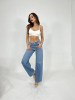 6798 DENIM LOW WAIST ROCKY-BLAU