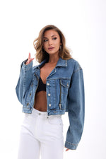 6925 Jeansjacke – Blau