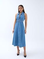 6969 Jeanskleid-Blau