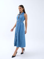 6969 Jeanskleid-Blau