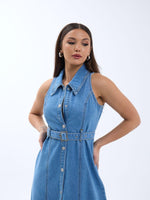 6969 Jeanskleid-Blau