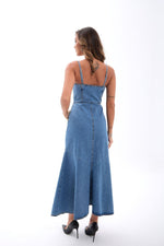 6983 Jeanskleid-Blau