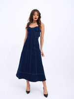 7090 Jeanskleid-Blau