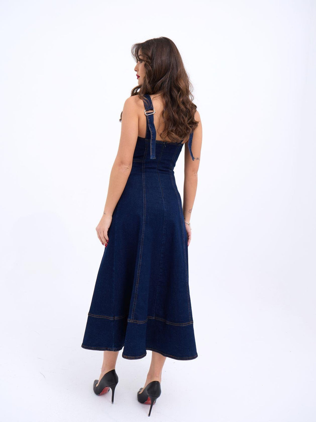 7090 Jeanskleid-Blau