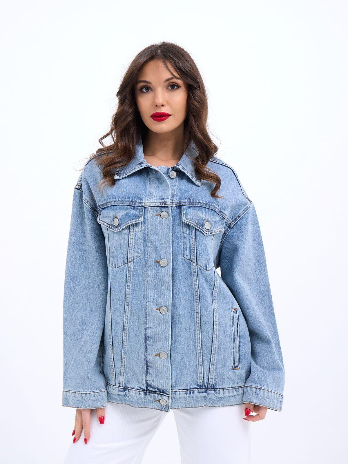 7174 Jeansjacke – Blau