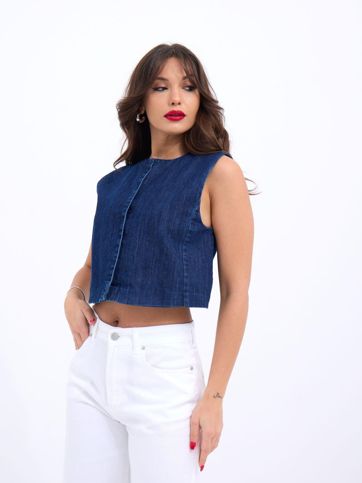 7335 KOT YELEK-MAVİ