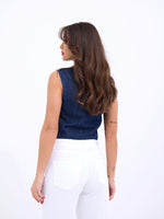 7336 KOT YELEK-MAVİ