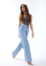 7415 KOT PANTOLON-AÇIK MAVİ