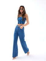 7415 KOT PANTOLON-KOYU MAVİ