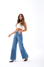 7440 KOT PANTOLON-AÇIK MAVİ