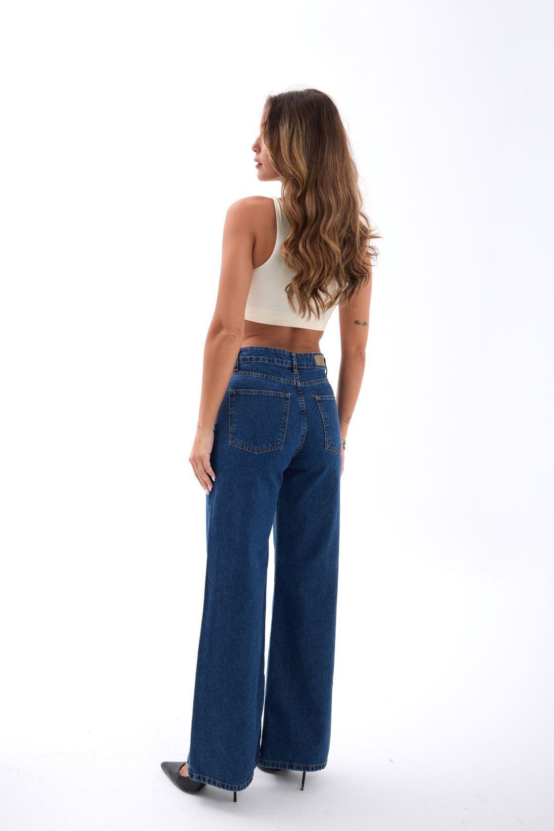 7440 KOT PANTOLON-KOYU MAVİ