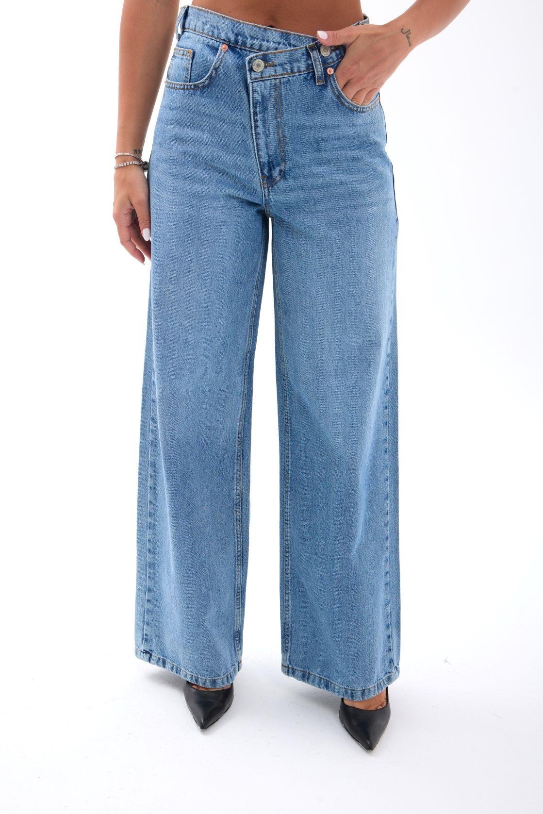 7441 KOT PANTOLON-MAVİ