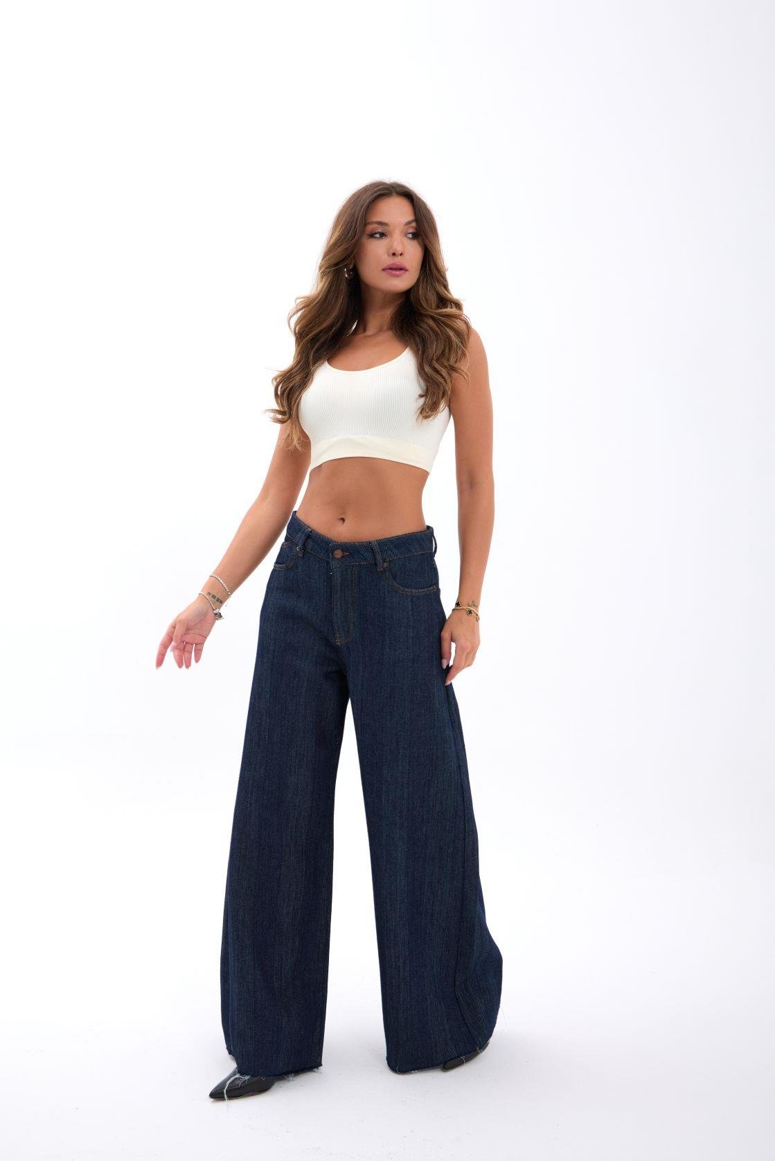 7468 KOT PANTOLON-LACİVERT