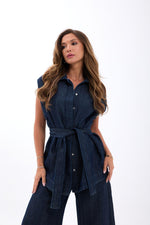 7511 KOT YELEK-LACİVERT