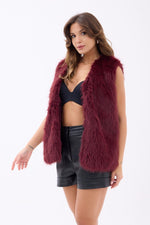 7522 KÜRK YELEK-BORDO