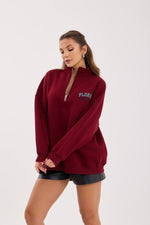 7526 SWEAT-BORDO