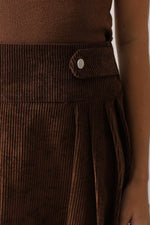 KADİFE ETEK - Kahve