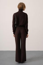 MELANJ PLAZZO PANTOLON - Kahve