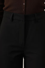 MELANJ PLAZZO PANTOLON - Siyah