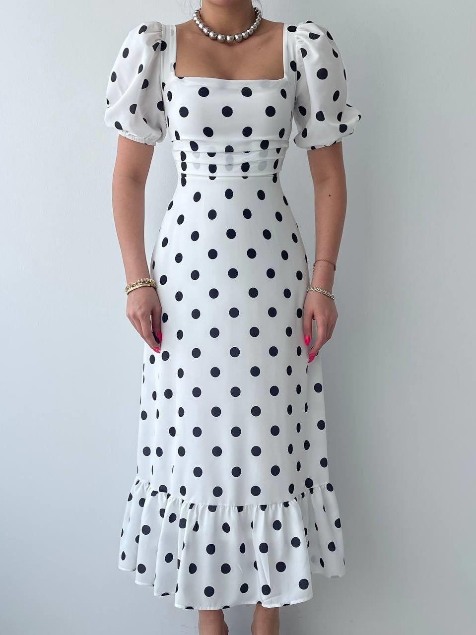 Arthur Kleid mit Ballonärmeln