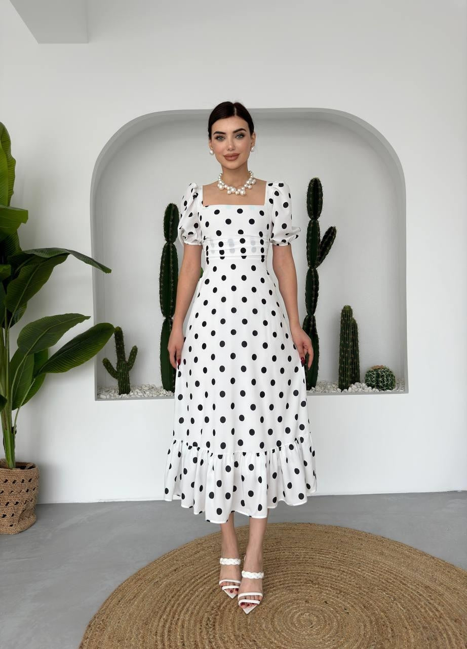Arthur Kleid mit Ballonärmeln