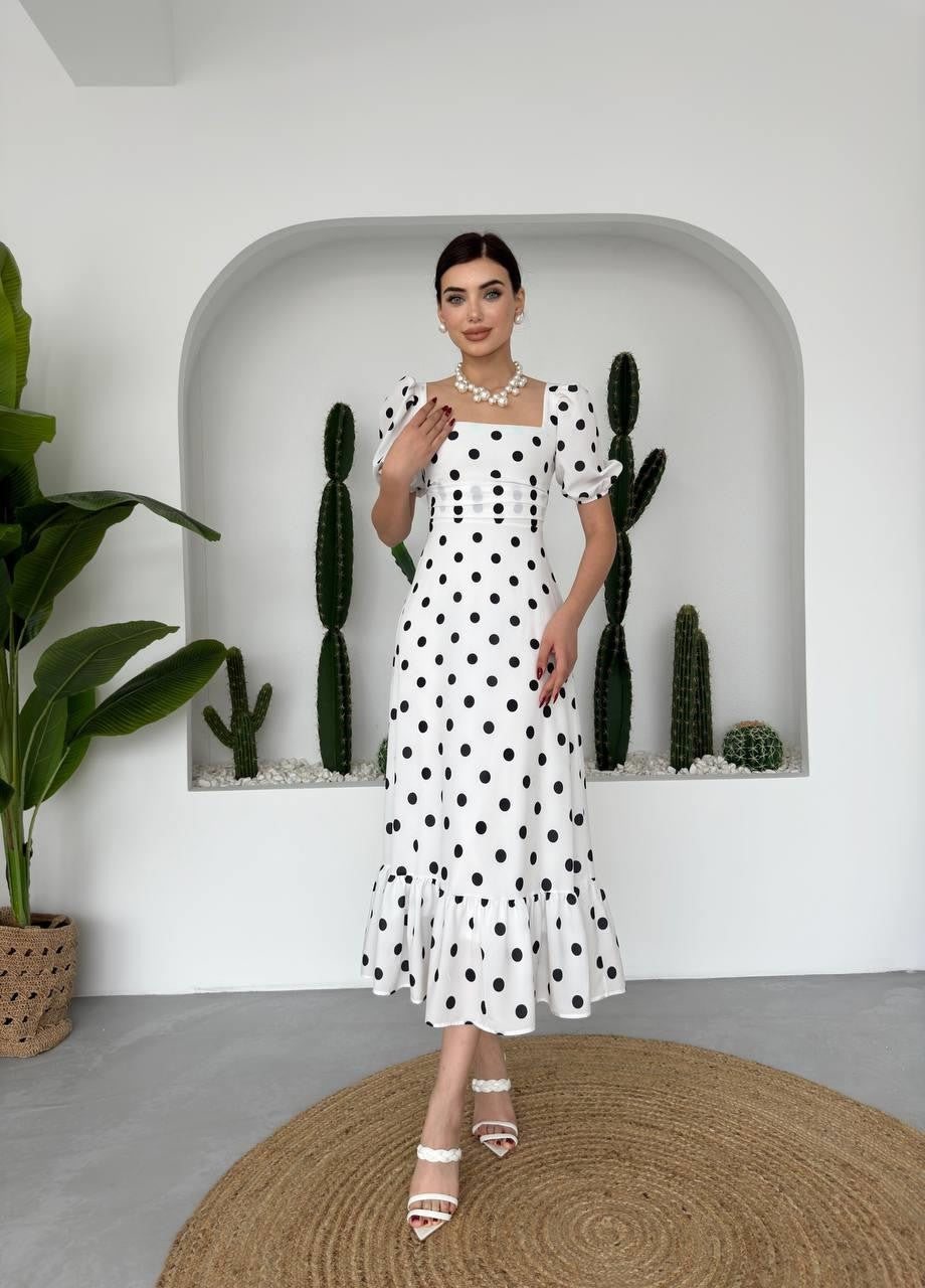 Arthur Kleid mit Ballonärmeln
