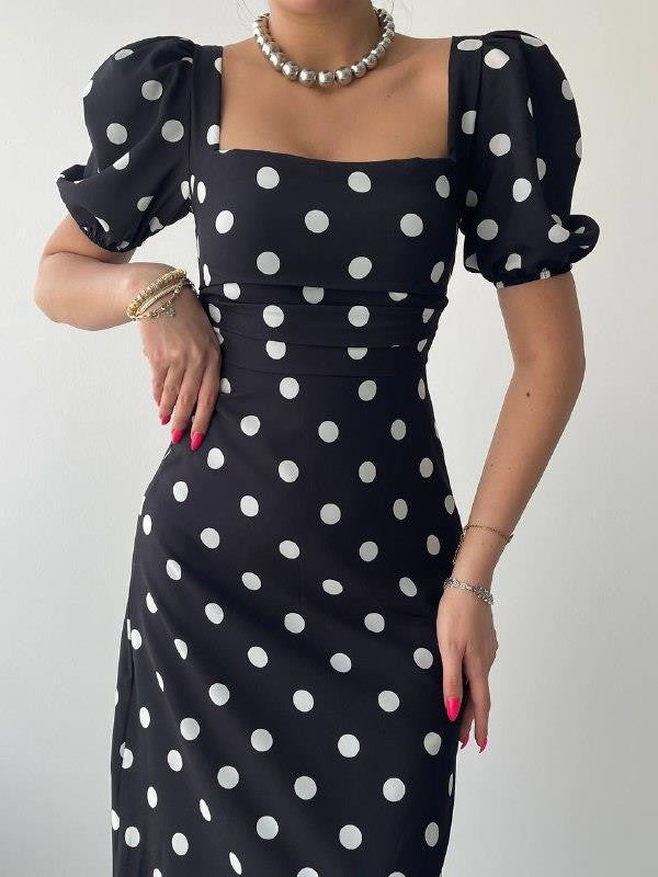 Arthur Kleid mit Ballonärmeln