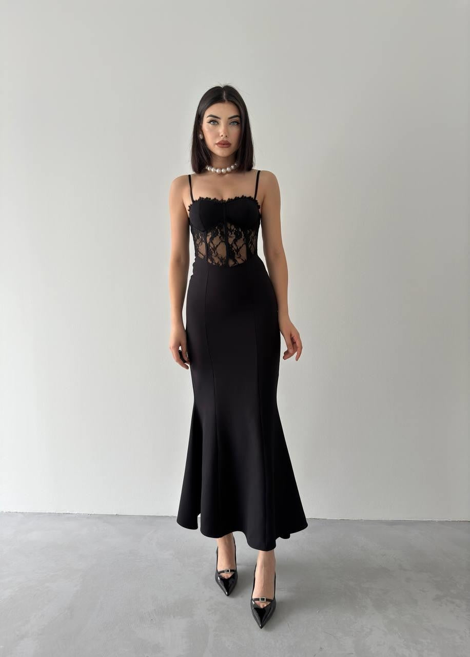 Begonia Kleid mit Seilträgern