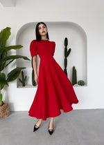 Catania Kleid mit Ballonärmeln