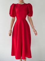 Catania Kleid mit Ballonärmeln