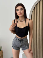 Elix Askılı Büstiyer Crop