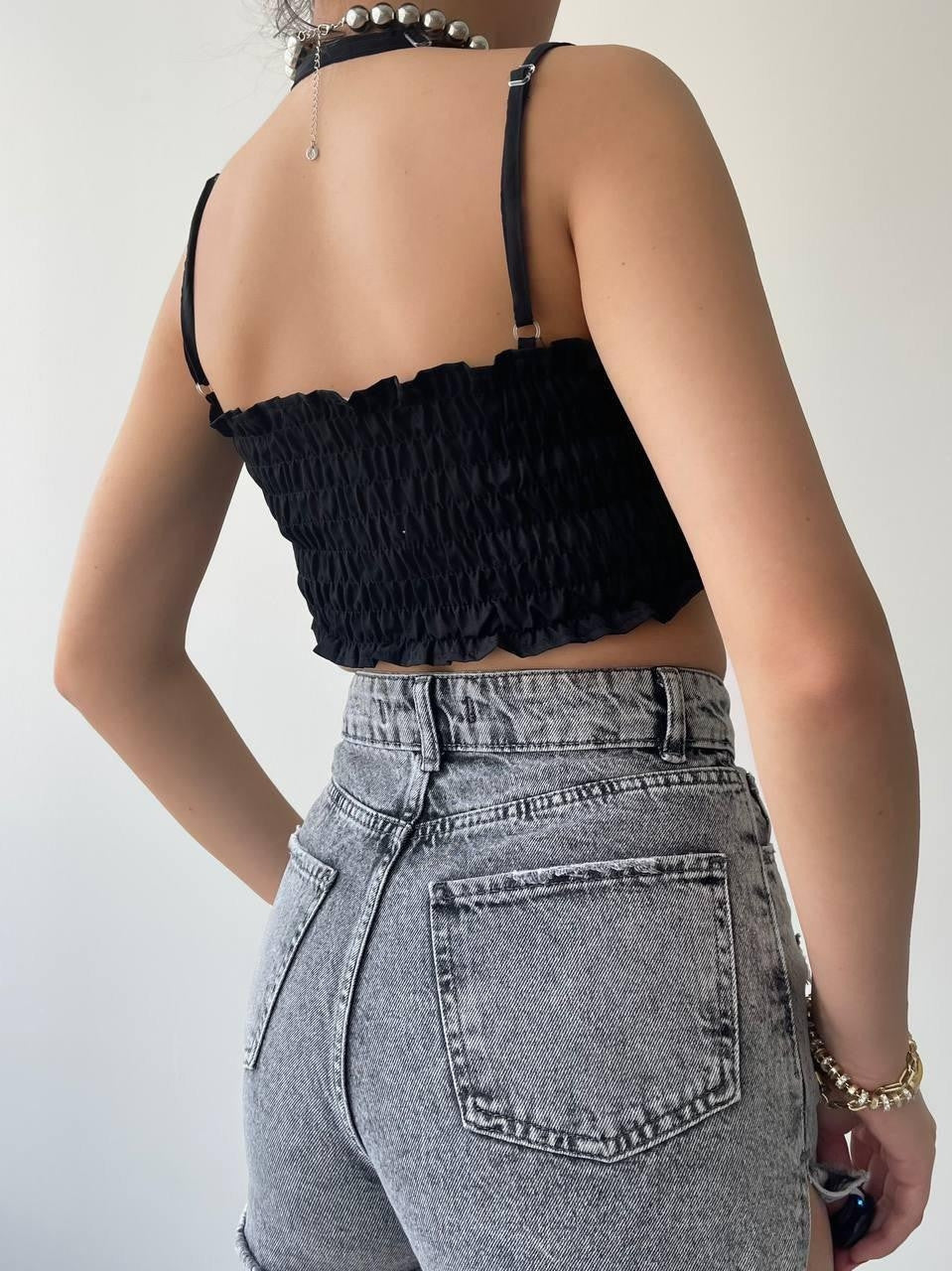 Elix Askılı Büstiyer Crop