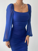 Engla-Kleid mit Tülldetail an den Ärmeln