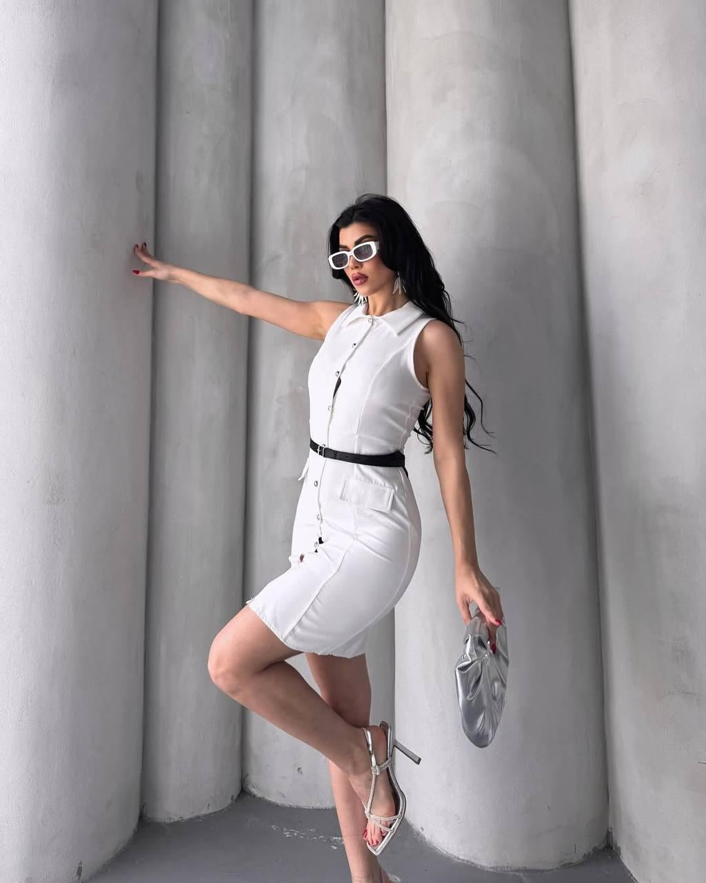 GÖMLEK YAKA ELBİSE